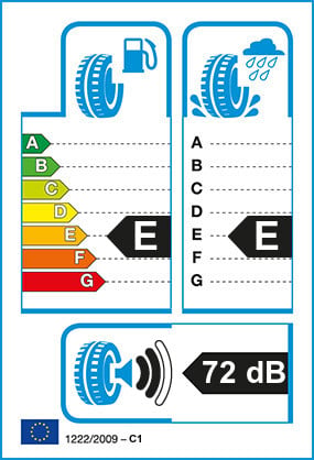Etiquetage du Pneu Bridgestone BLIZZAK LM80