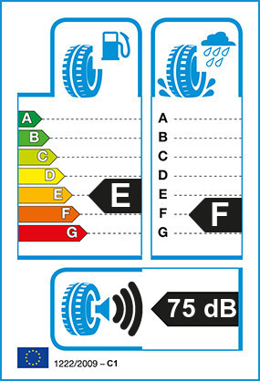 Etiquetage du Pneu Bridgestone DUELER A/T 694