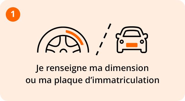 étiquette dimension