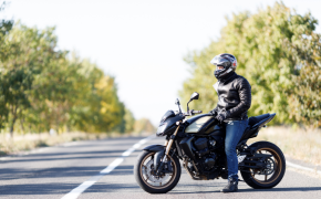 image d'un motard