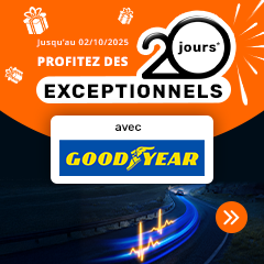 20 ans Goodyear et Allopneus