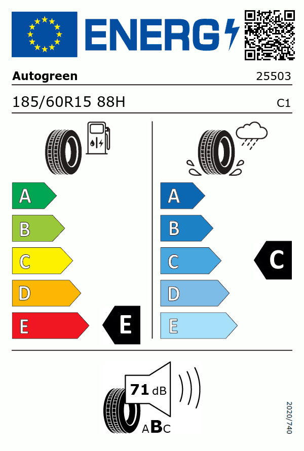 Etiquetage du Pneu Autogreen SMART CHASER SC1