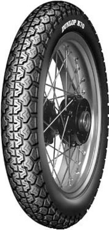 Dunlop K 70 3.50 D19 57P - vue 3
