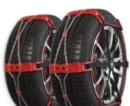 Paire DE Chaussettes À Neige Pour PNEUS 235/40 R18 Cercle 18 Mesure L Homologue DISPOSITIFS Pour Voitures, SUV, 4X4,FOURGONS,ANTIDÉRAPANTS