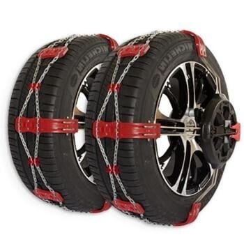 CHAINES NEIGE POLAIRE STEEL GRIP 140 AVEC BARRETTES (LA PAIRE)