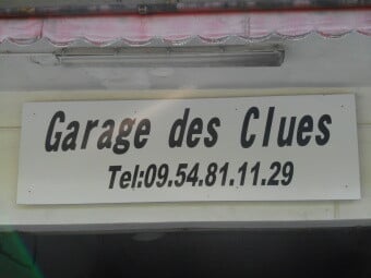 GARAGE DES CLUES